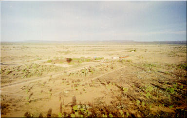 Photo from a baloon near Alice Springs